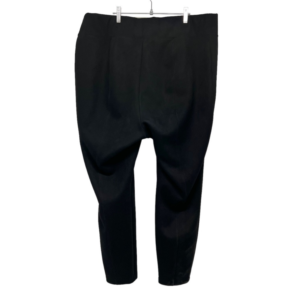 Old Navy Stevie High Rise Pull On Seamed Micro Suede Pants Blackjack Womens 3X - Picture 6 of 10